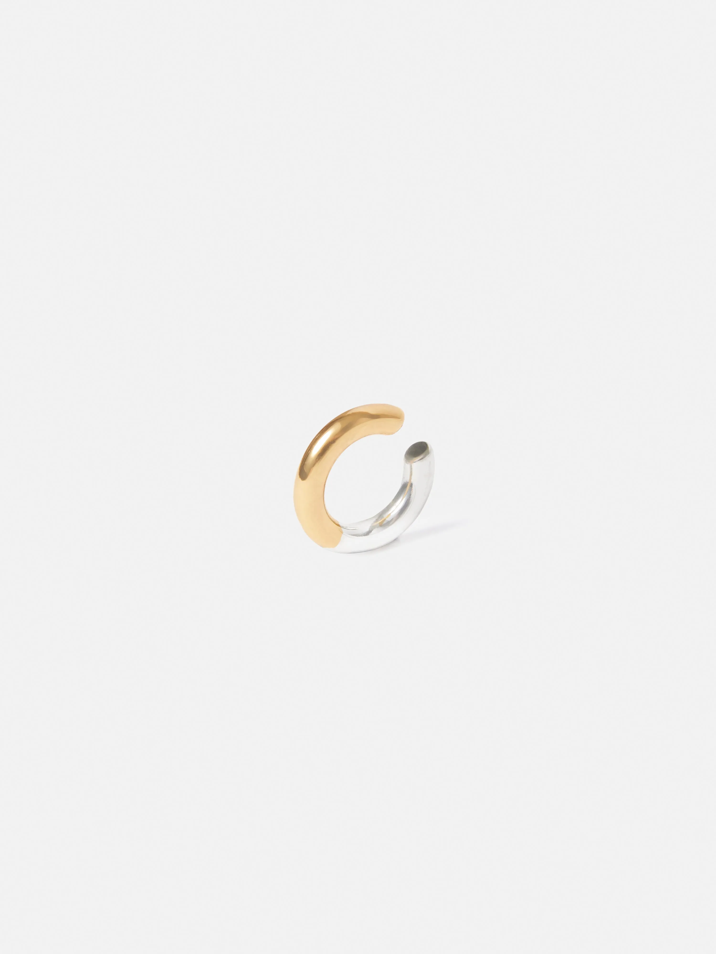 Mixed Metal Ear Cuff | Gold