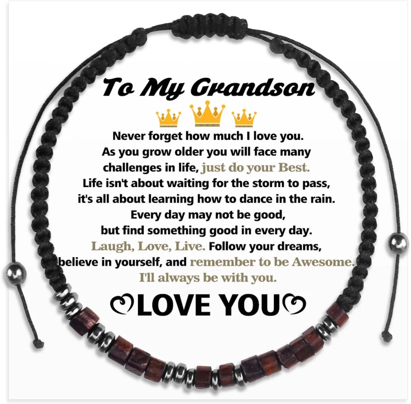 Morse Code Bracelets for Boys Back to School Supplies First Day of School Gifts for Son Grandson Teen Boys Gifts
