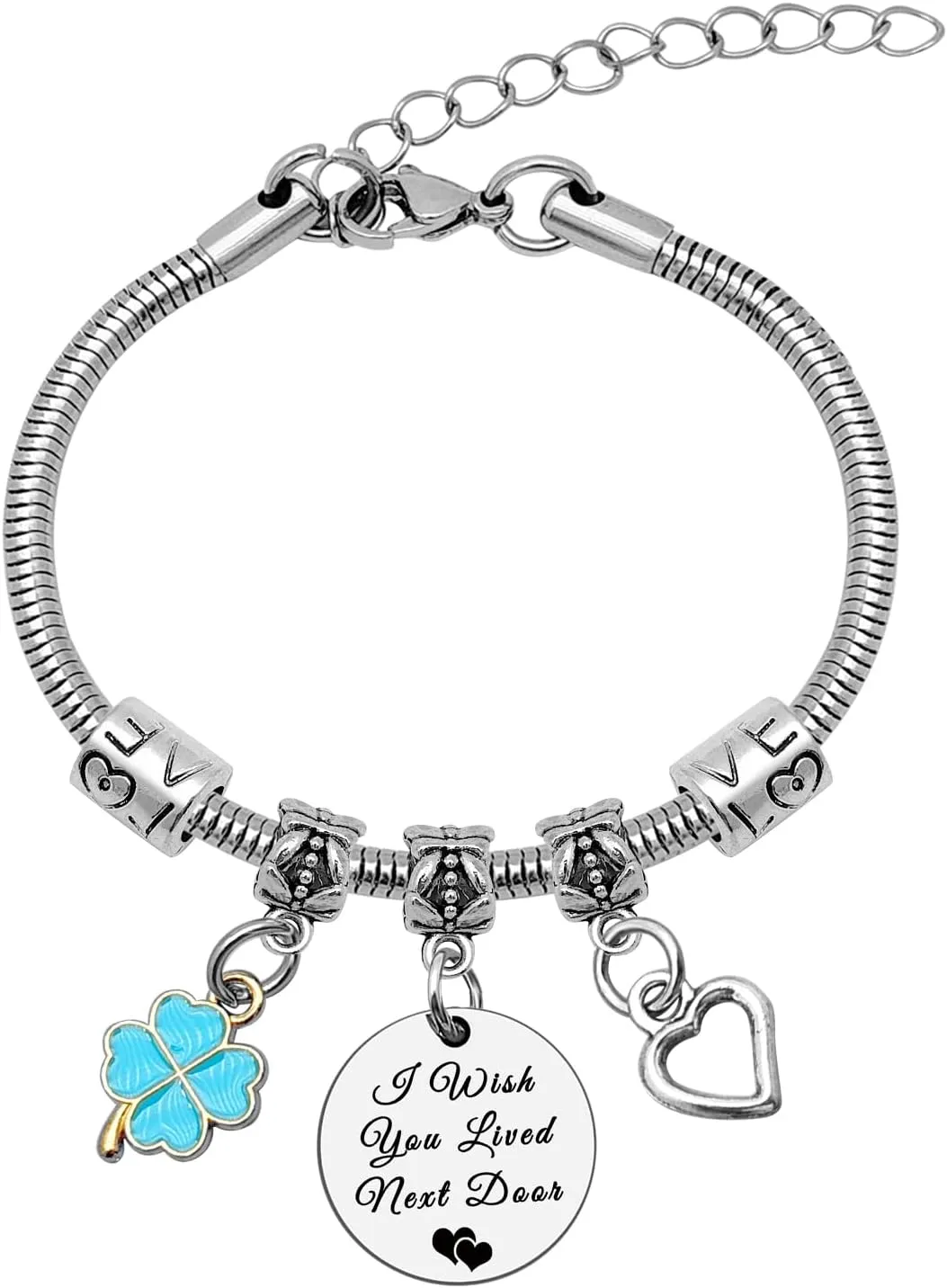 Mwphuy Best Friend Bracelets for Women Long Distance Gifts Friendship Gifts for Friend Soul Sister BFF Bestie Colleague Her Bangle Bracelets Going Away Gift Christmas Graduation Birthday Gifts