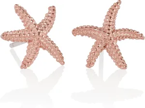 Namana Starfish Stud Earrings for Women. Brushed Finish Sea Star Jewelry for Women. Cute Stud Earrings for Women. Unique Ocean Jewelry with Gift Box.