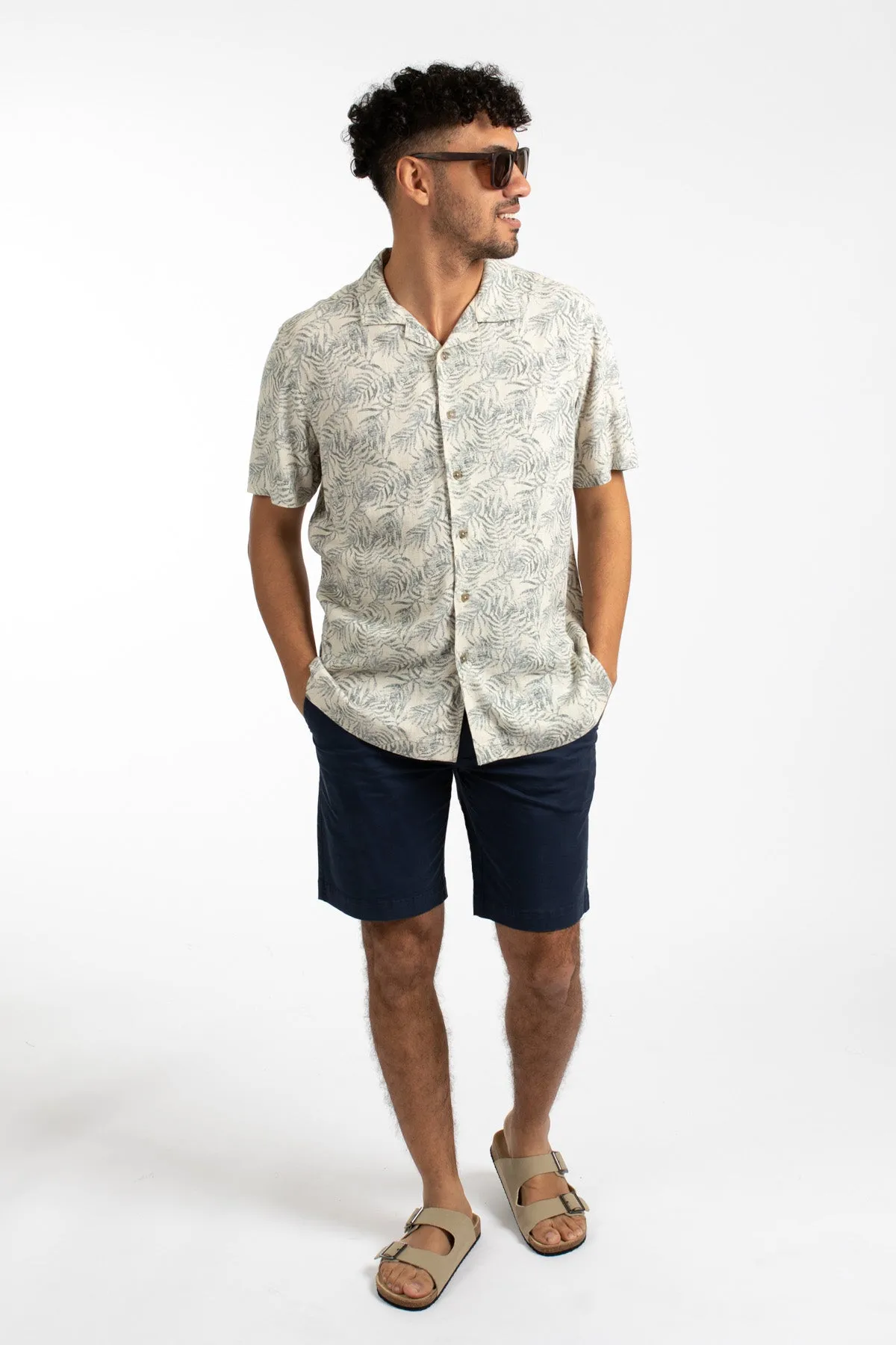 Navy Chino Short