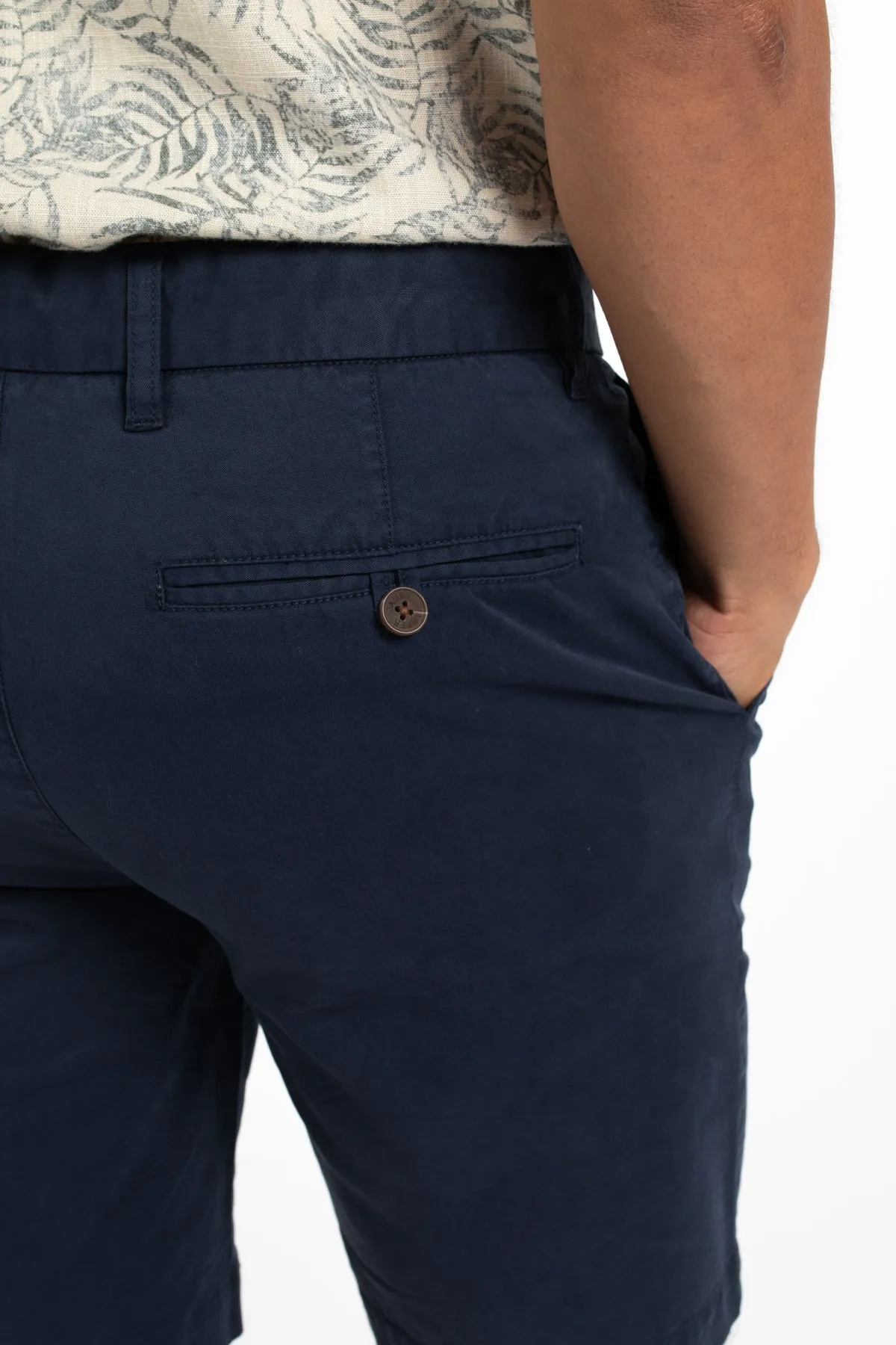 Navy Chino Short