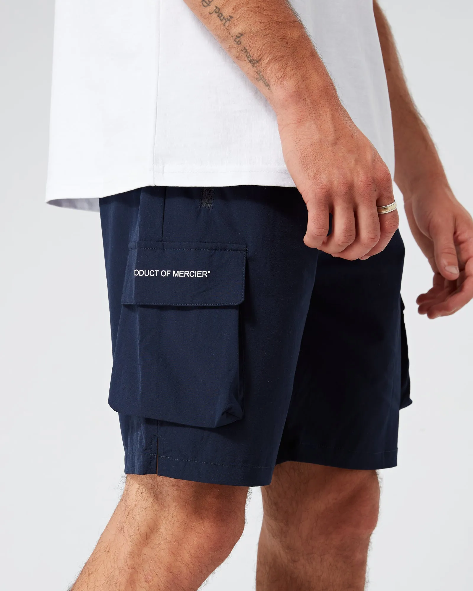 Navy OG Badge Cargo Shorts