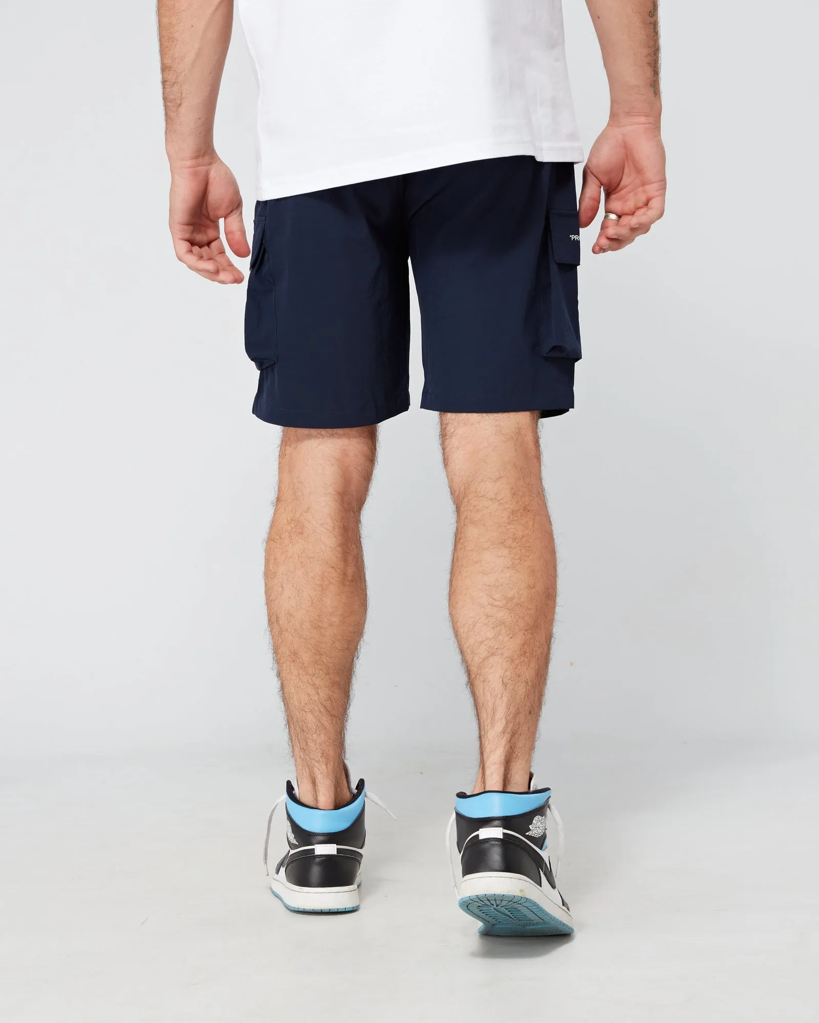 Navy OG Badge Cargo Shorts