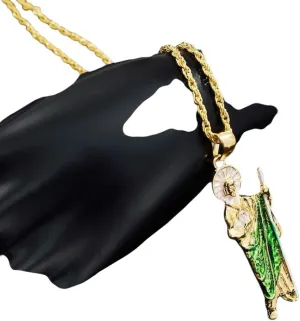 New 2026 Gold Color Jesus Figure Pendant Necklaces For Women Vintage Goth Trend Long Ladies Jewelry Necklace Herfriend Gift Jewelry Fashion Accessories Creative Gift