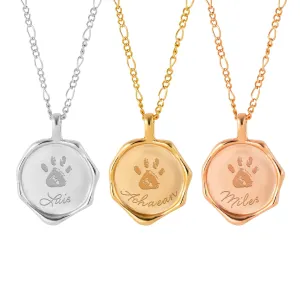 Newborn Name Necklace For Mom Personalized Mothers Day Gifts For First Time Mom Necklace Custom Engraved 2 Names Necklace Thumb Print Memorial Jewelry Push Presents For New Mom Gift For Wife Her