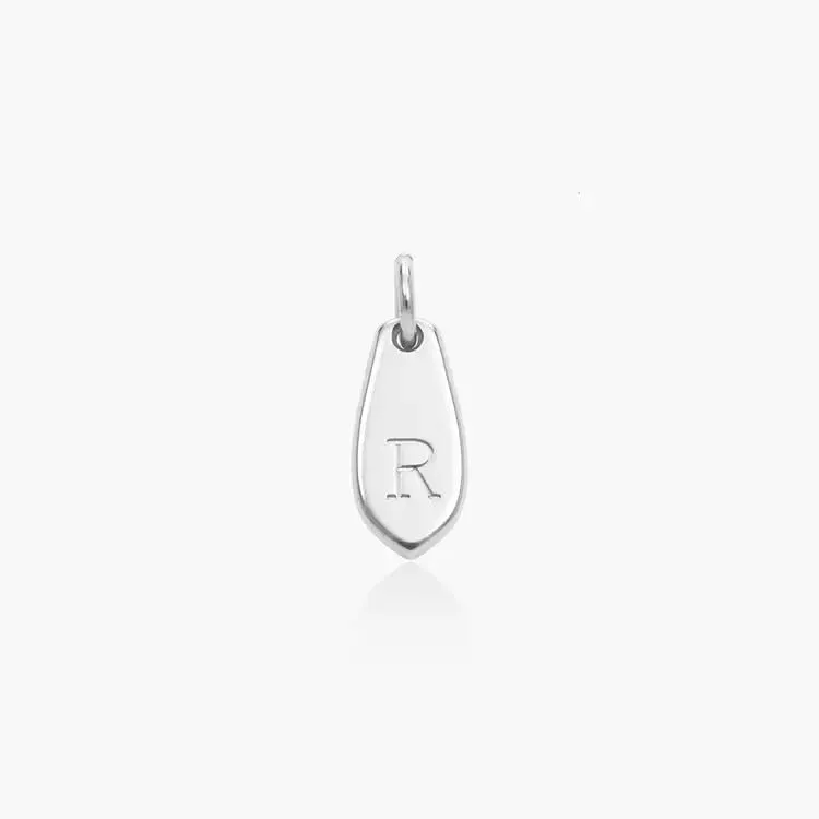 Oak&Luna - Personalized Willow Drop Initial Necklace - Dainty Gift for Her, Women, Mom - Custom Jewelry for Mother's Day, Birthday, Christmas