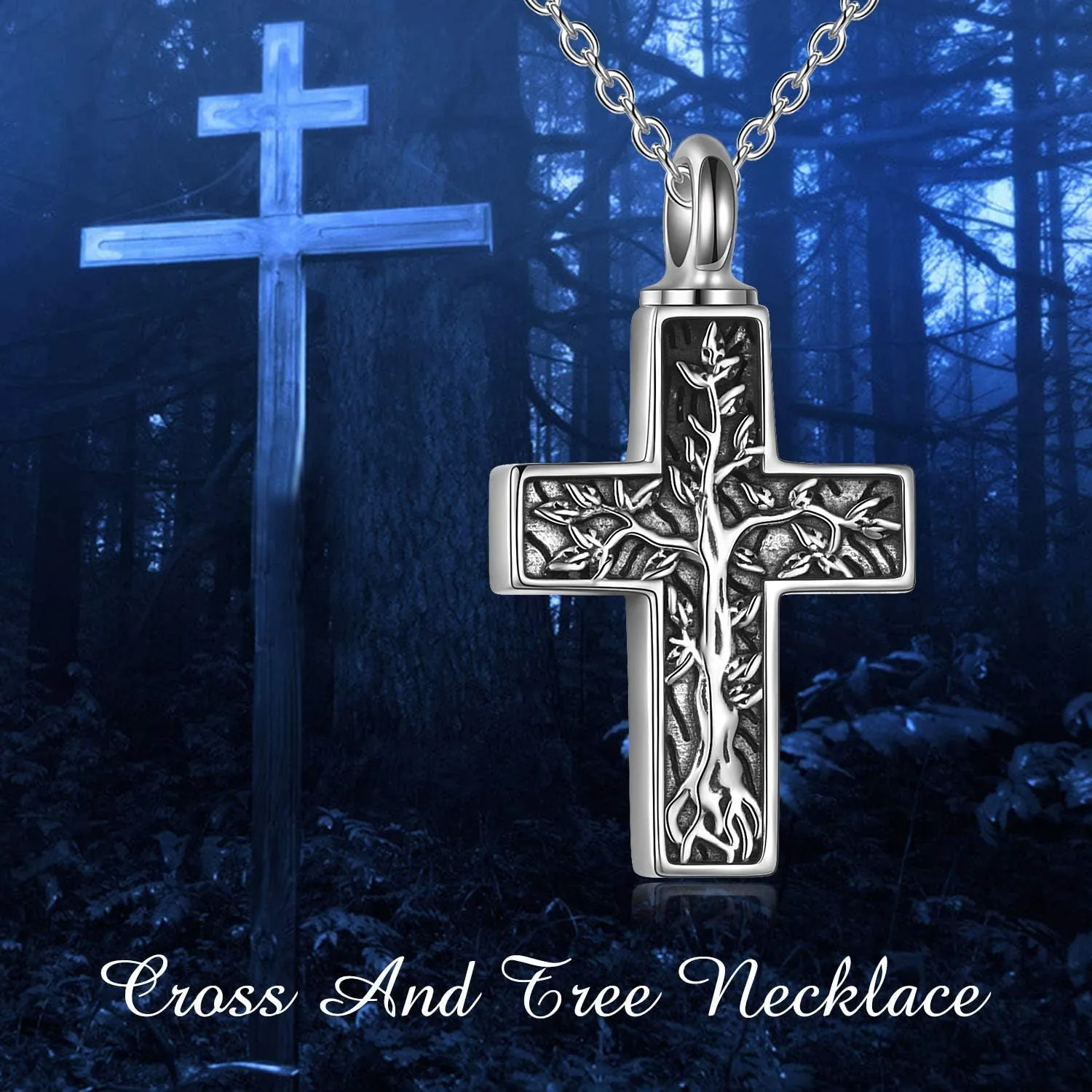 ONEFINITY Urn Necklaces For Ashes Sterling Silver Celtic Knot Cremation Jewelry For Ashes Memory Jewelry For Women Men