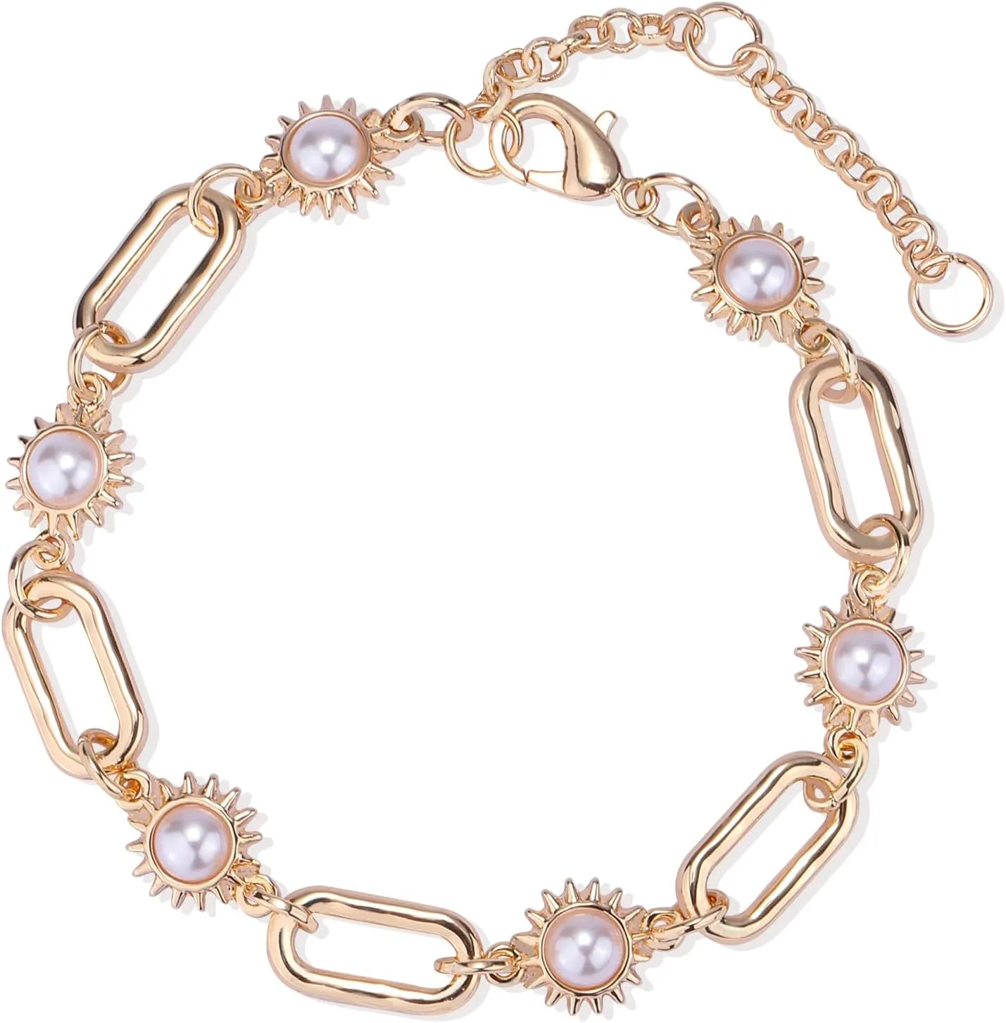 Pearl Bracelets for Women Dainty Gold Bracelet Jewelry Gift for Women