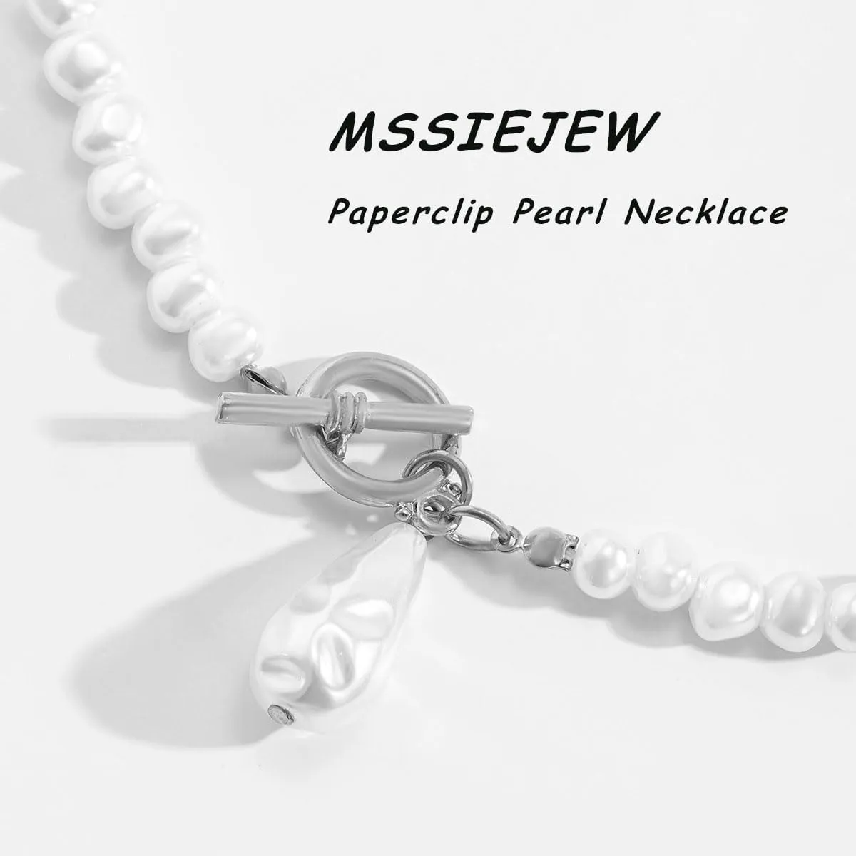 Pearl Y Lariat Necklace for Women - Long Bead Necklaces, Adjustable Drop Necklace, Trendy Fashion Jewelry