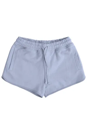 Plant Dyed Women's Organic Cotton Shorts in Sky Blue