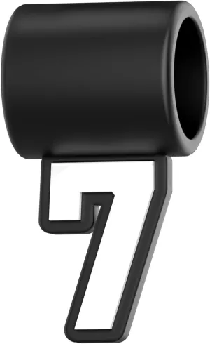Premium Number 0-9 Pendant for Baseball Necklace, You Pick 0-9 Pendant for Sports Fan Necklaces, Highly Recommended for Three Colors Braided Rope Tornado Necklace