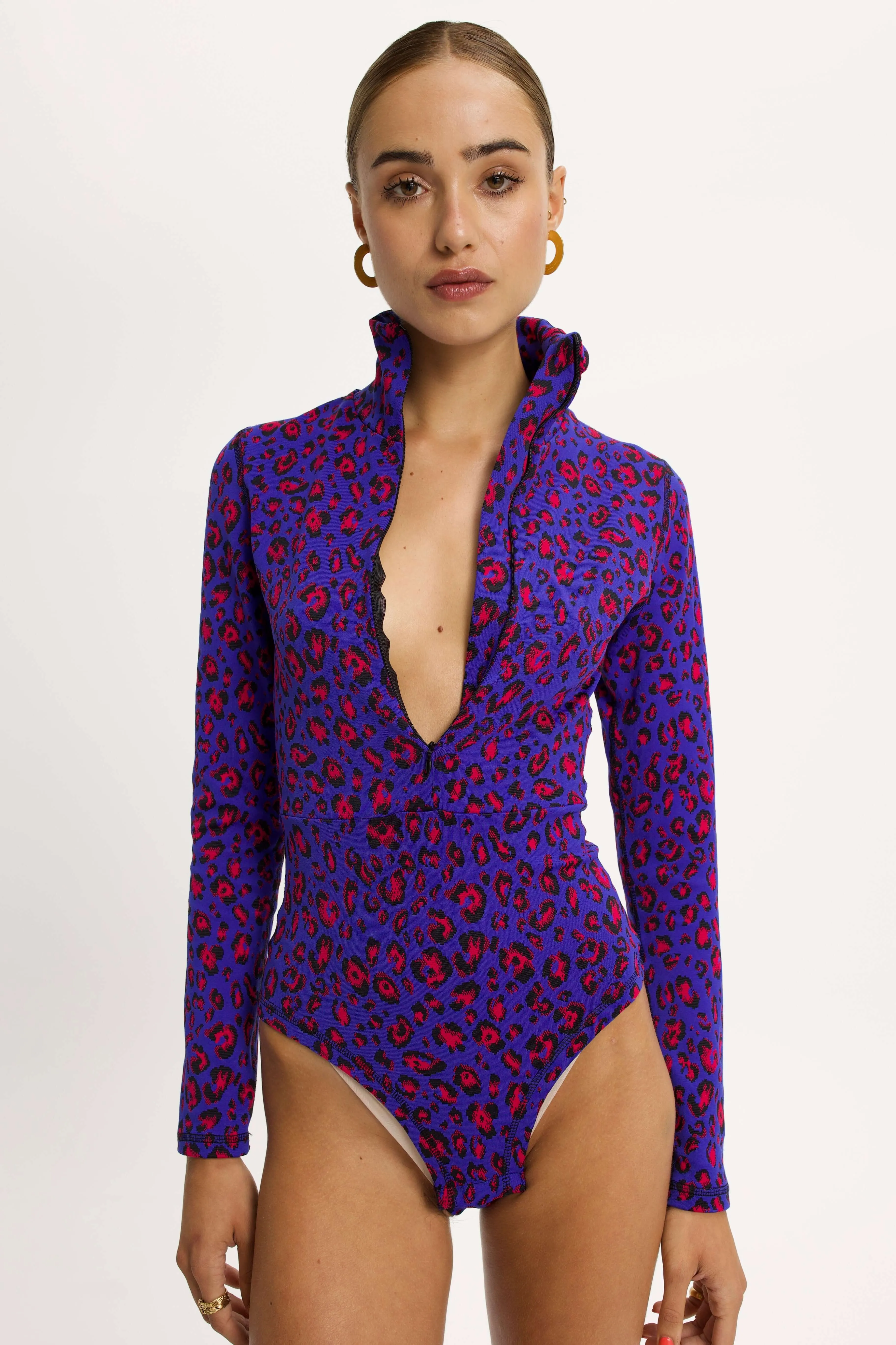 Ricci Body in Leopard Arctic Jersey