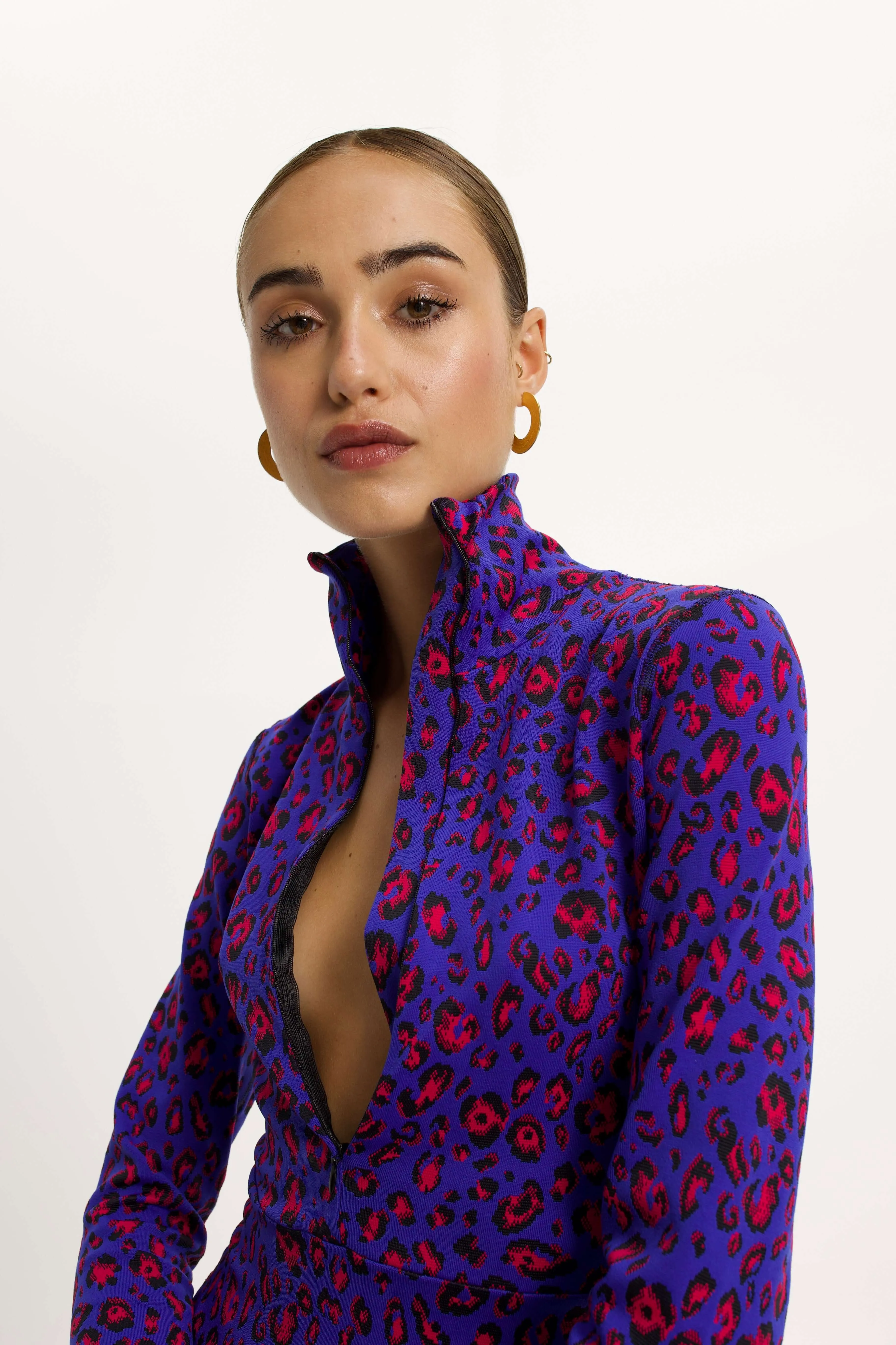 Ricci Body in Leopard Arctic Jersey