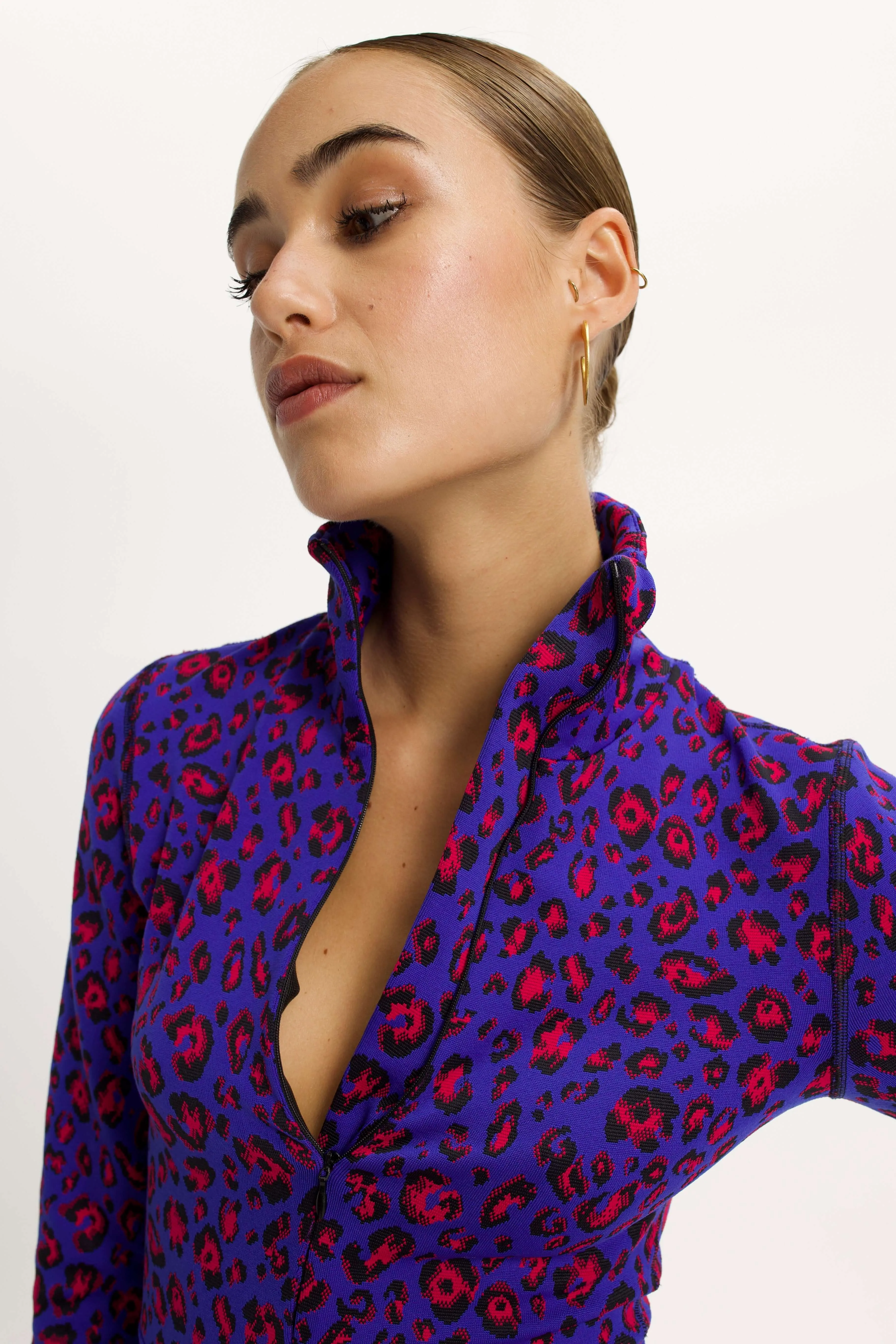 Ricci Body in Leopard Arctic Jersey