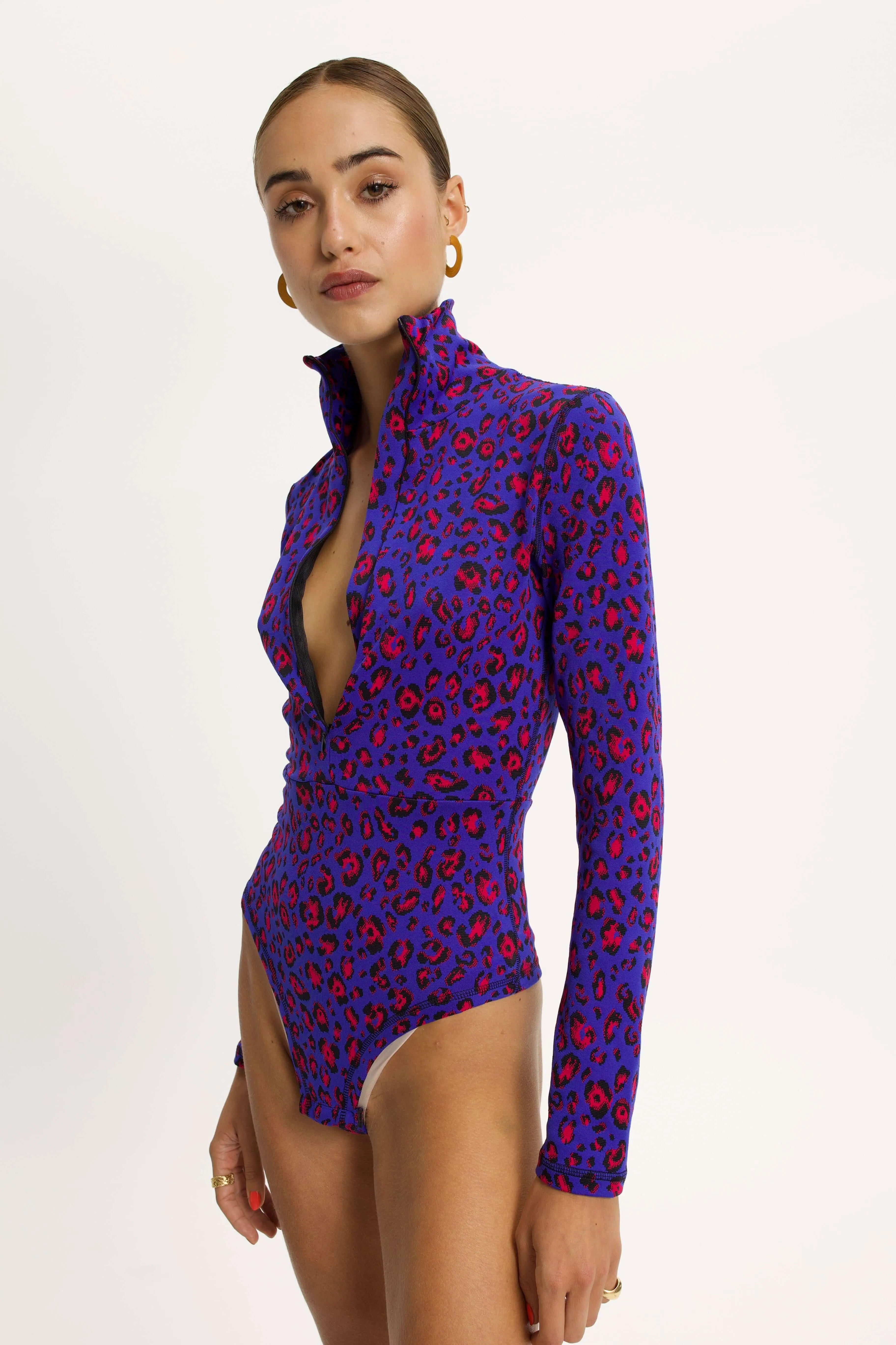 Ricci Body in Leopard Arctic Jersey