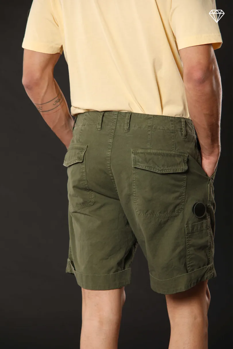 San Andreas M74 bermuda chino uomo in cotone canvas oxford logo edition relaxed fit 