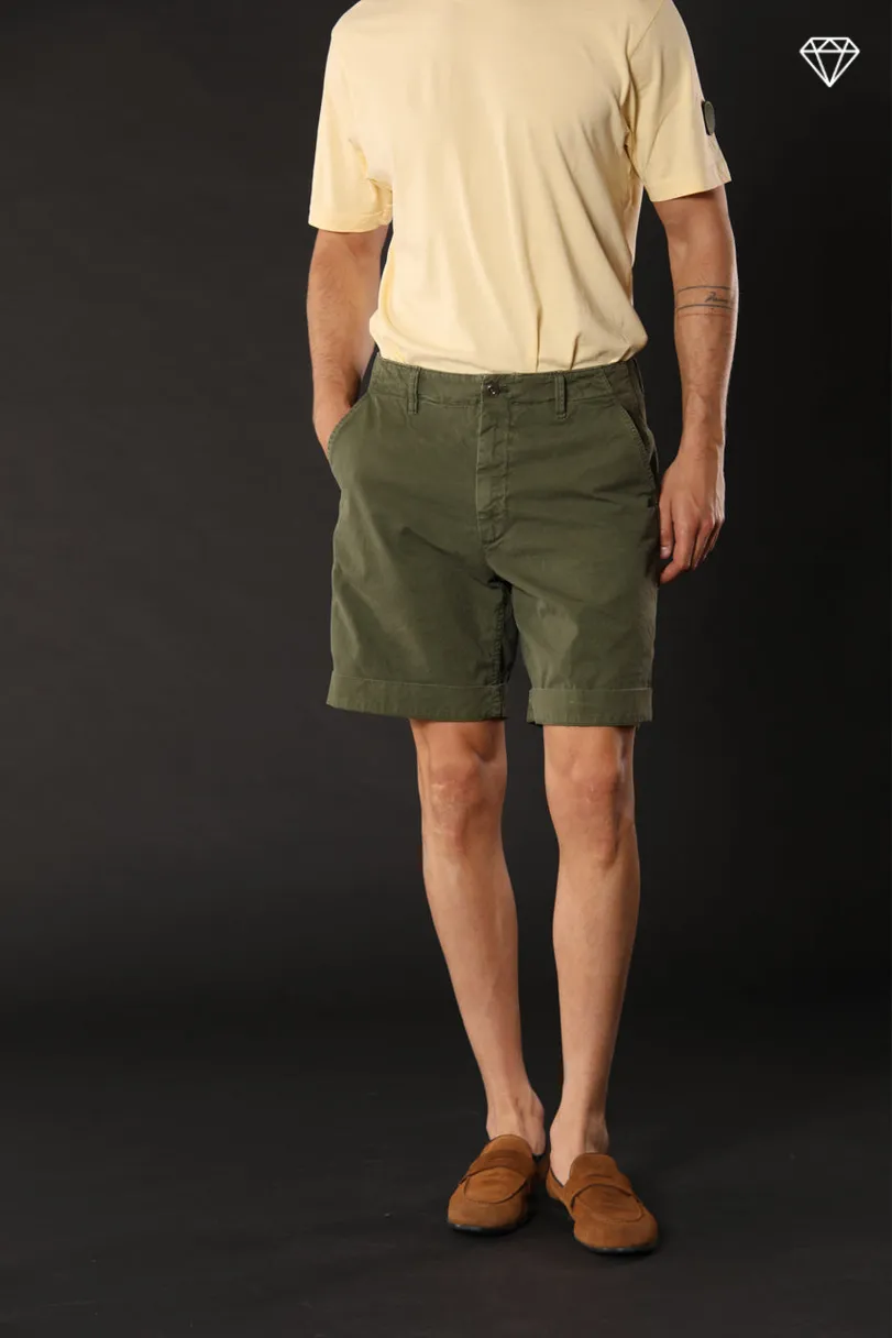 San Andreas M74 bermuda chino uomo in cotone canvas oxford logo edition relaxed fit 