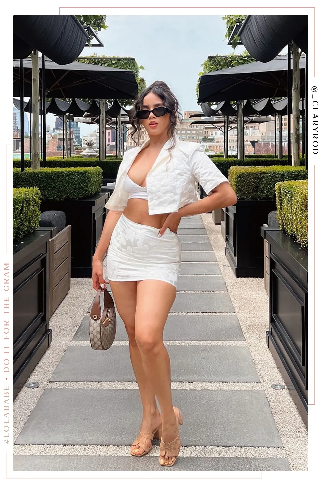 Sarina Mini Skirt - White