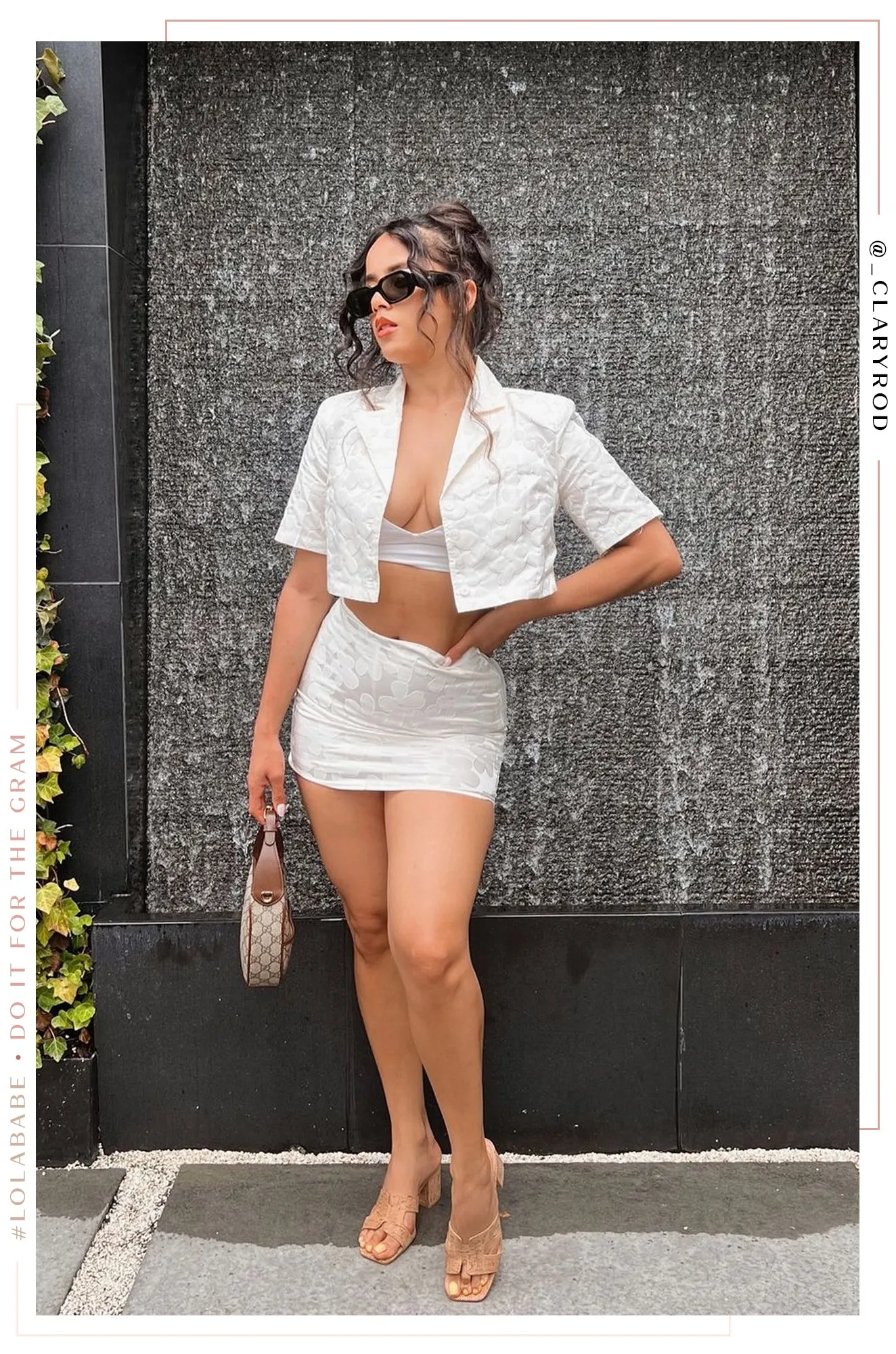 Sarina Mini Skirt - White