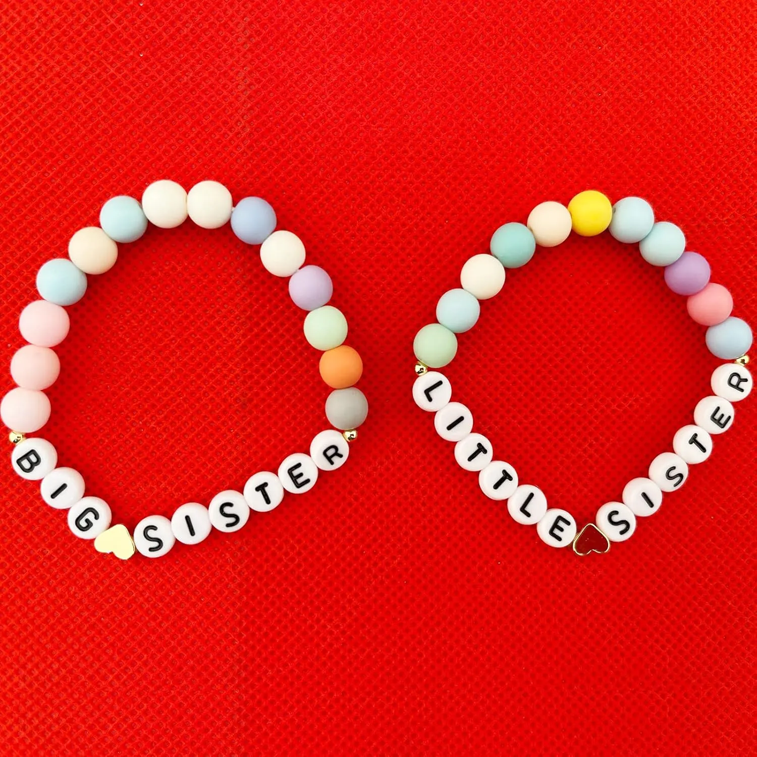 Sister's Big Bracelet Gift, Little Girls' Sister Jewelry