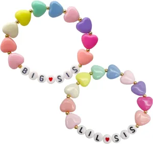 Sister's Big Bracelet Gift, Little Girls' Sister Jewelry