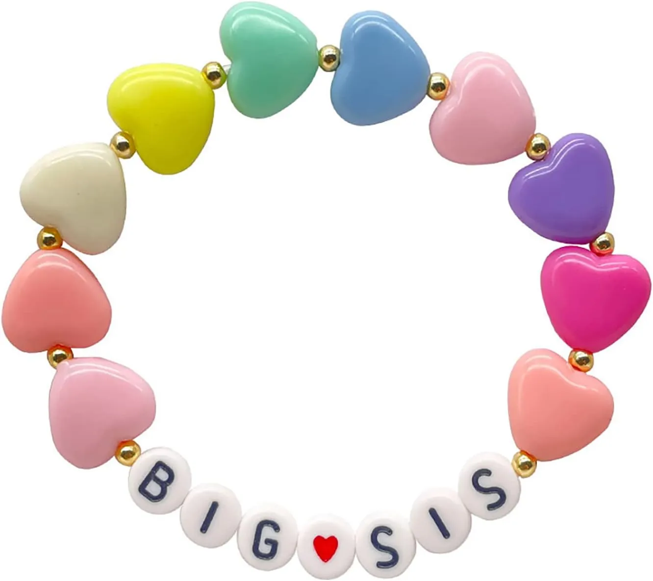 Sister's Big Bracelet Gift, Little Girls' Sister Jewelry