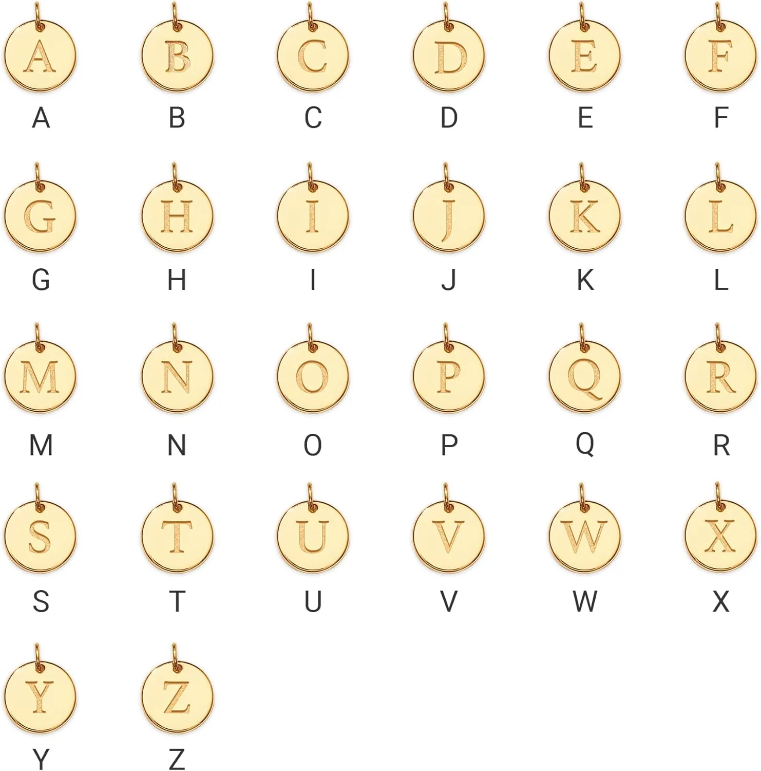 STORYJEWELLERY 18K Gold Plated Initial Necklaces for Women, Dainty Paperclip Necklace with Letter Charm, Trendy Womens Jewelry with Initials, Gifts for Women
