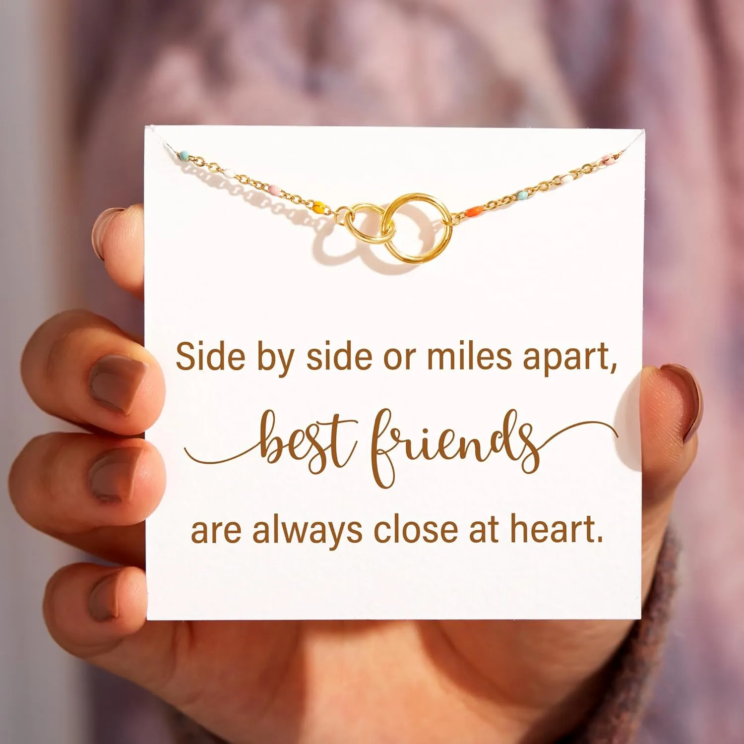STORYJEWELLERY Friend Gifts, Wave Bracelets for BFF, Friend Birthday Gifts for Women, Friendship Bracelets, BFF Gift for Female Friends, Bestie Jewelry