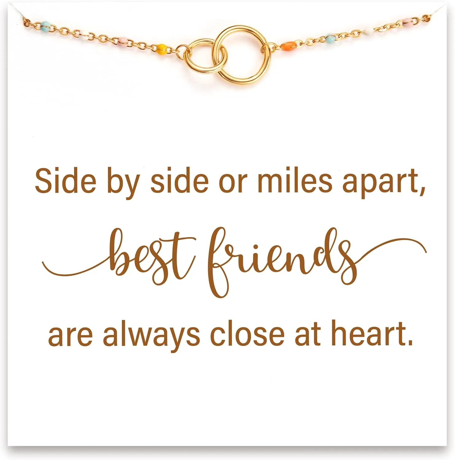STORYJEWELLERY Friend Gifts, Wave Bracelets for BFF, Friend Birthday Gifts for Women, Friendship Bracelets, BFF Gift for Female Friends, Bestie Jewelry