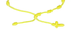 String Yellow Bracelet,Summer Cute Friendship Bracelets for Success Prosperity Good Luck,Bracelets for Women Men Girls Boys,Adjustable