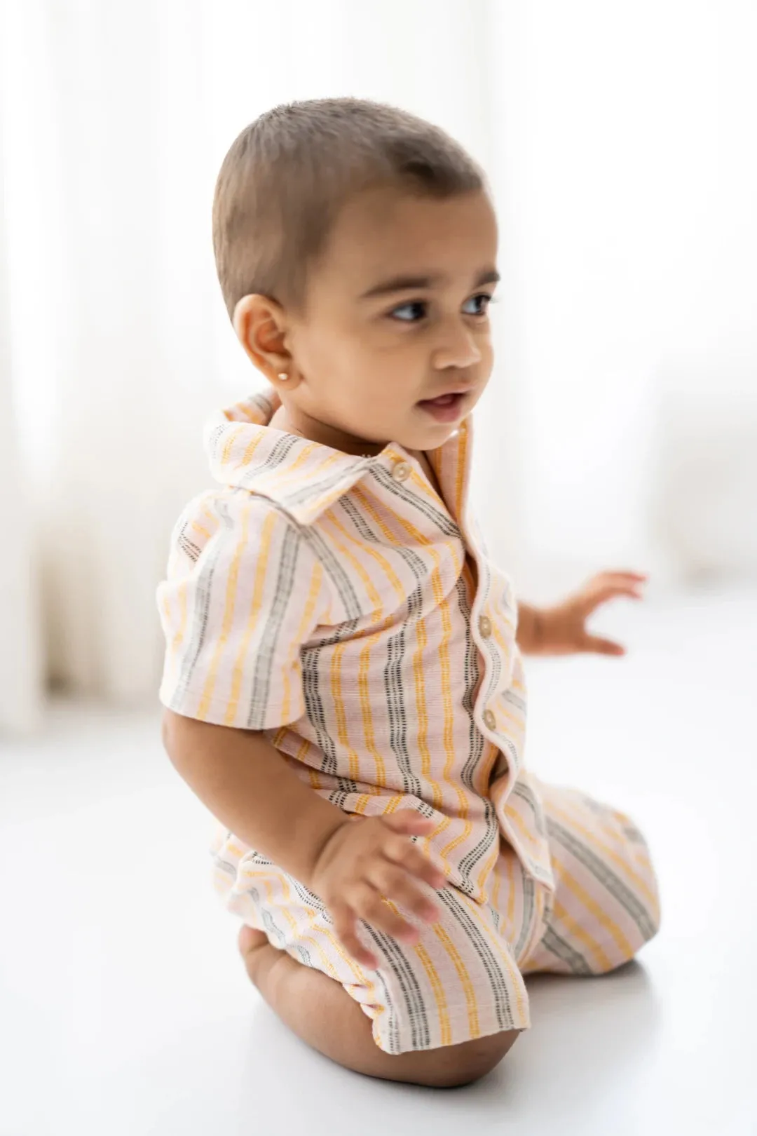 Striped Serenade-Kids Co-Ords Set