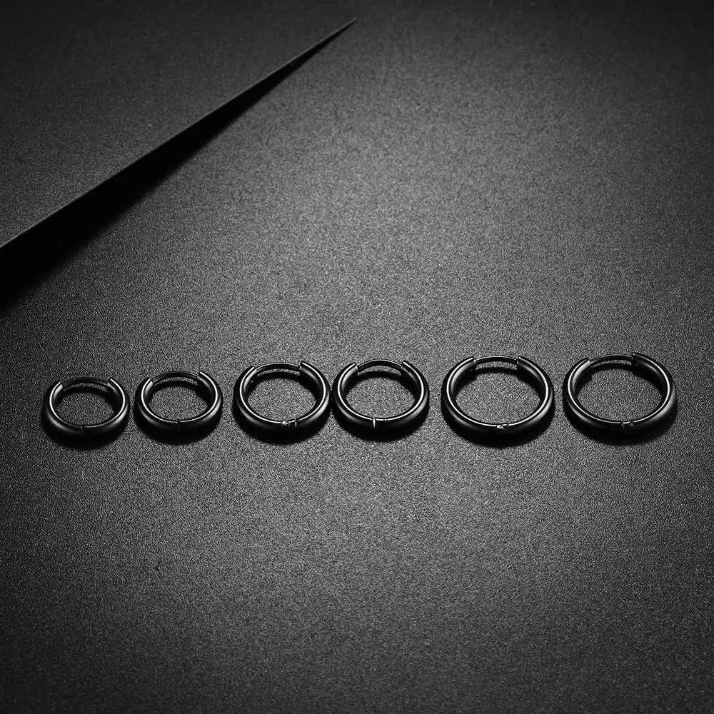 Surgical Stainless Steel Stud Earrings Hoop Earrings for Women Men 14K Gold Plated Hypoallergenic Cartilage Earrings Flat Back CZ Earrings Set Dainty Multiple Piercing Pack of 8 Pairs