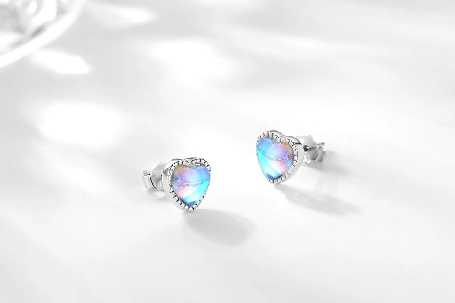 Titanium Heart Earrings for Women Girls Hypoallergenic Pure Titanium Implant Grade Earrings for Sensitive Ears,Surgical Stainless Steel Stud Earrings Valentines Day Jewelry Gift