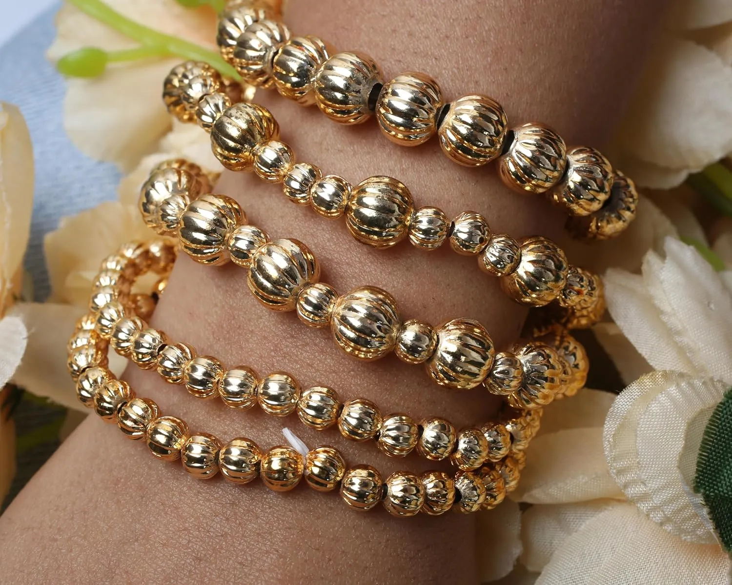 Touchstone Gold Plated Chain Bracelets Trendy Dainty Stackable Satellite Snake Box Paperclip Rolo Herringbone Dainty Vintage for Women