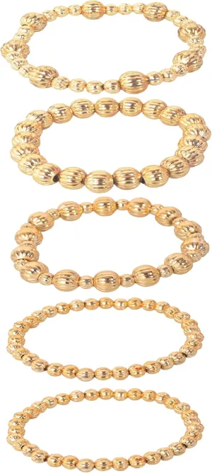 Touchstone Gold Plated Chain Bracelets Trendy Dainty Stackable Satellite Snake Box Paperclip Rolo Herringbone Dainty Vintage for Women