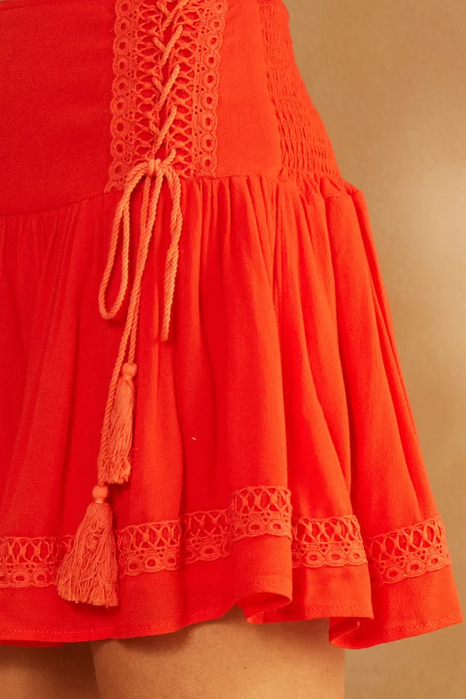 Vera Skirt Tangerine
