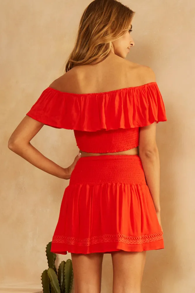 Vera Skirt Tangerine
