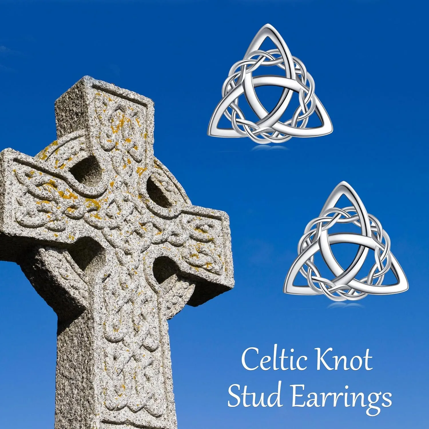 Viking Rune/Spike/Dragon/Celtic Knot/Skull Earrings Sterling Silver Black Onyx/Black Cubic Zircon Earrings Vegvisir Jewelry for Women Men