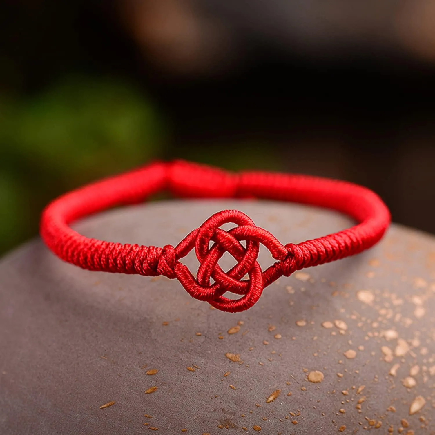 Women Men Handmade Mandala Flower Chinese Knot Black Red Rope Braided Couple Bracelets Lucky String Feng Shui Bracelet Distance Friendship Love Jewelry Gifts